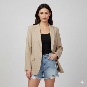 UNIQLO Women's Tan Suit Jacket